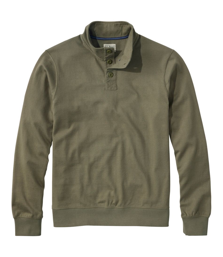 Mockneck Men's Bean's Vintage Soft Rugby
