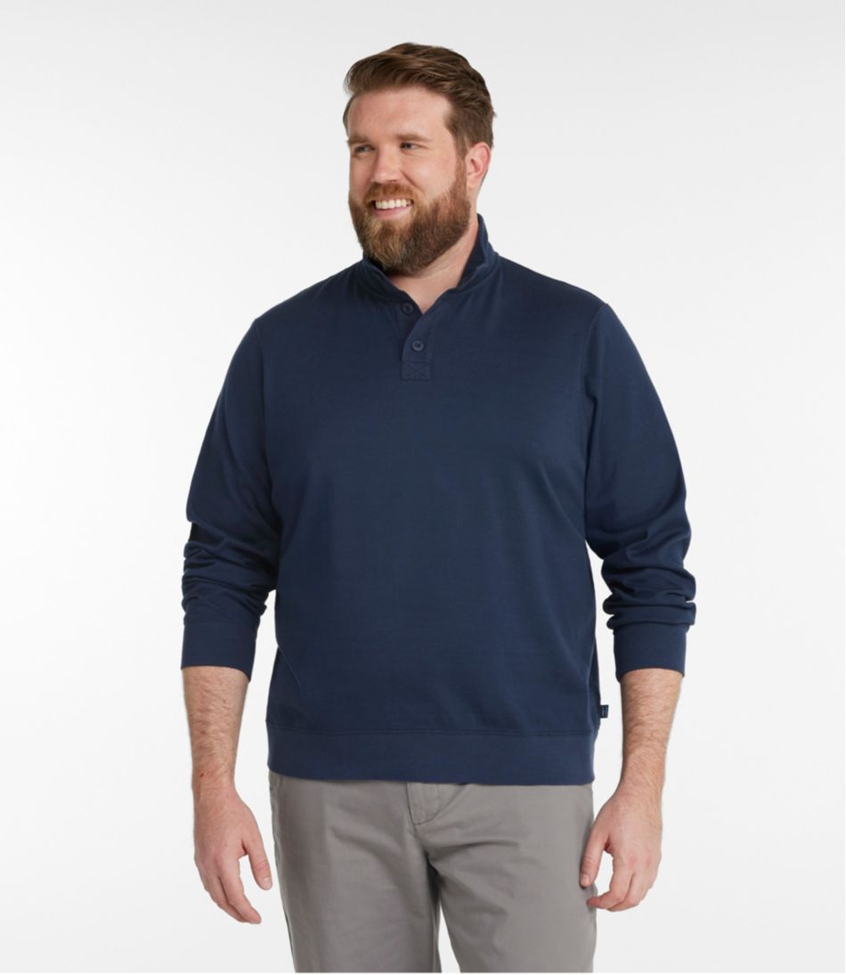 Mockneck Men's Bean's Vintage Soft Rugby
