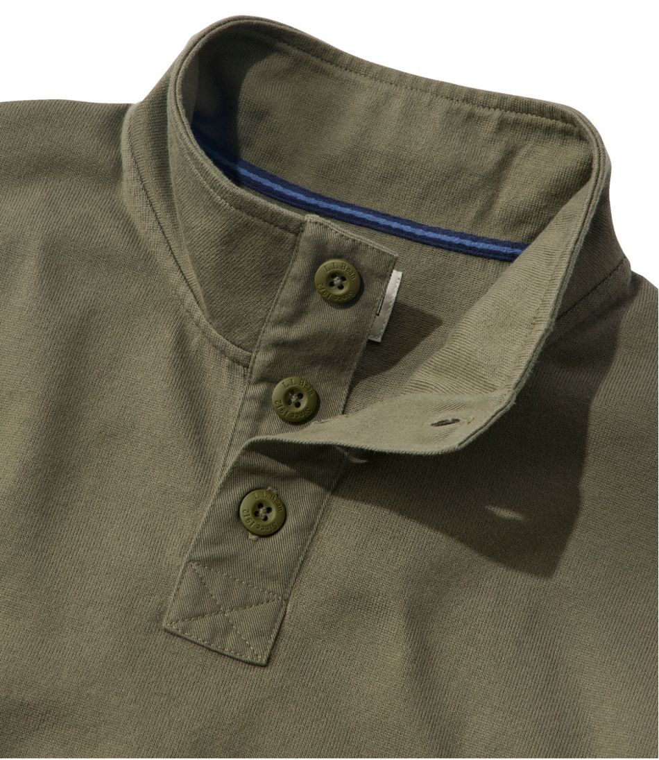 Mockneck Men's Bean's Vintage Soft Rugby