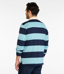 Stripe Embroidered Men's Bean's Vintage Soft Rugby