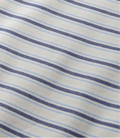 Men's Comfort Stretch Performance® Polo, Long-Sleeve, Stripe