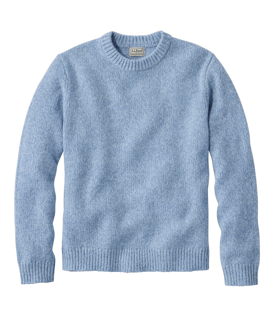 Crewneck Men's Bean's Classic Ragg Wool Sweater