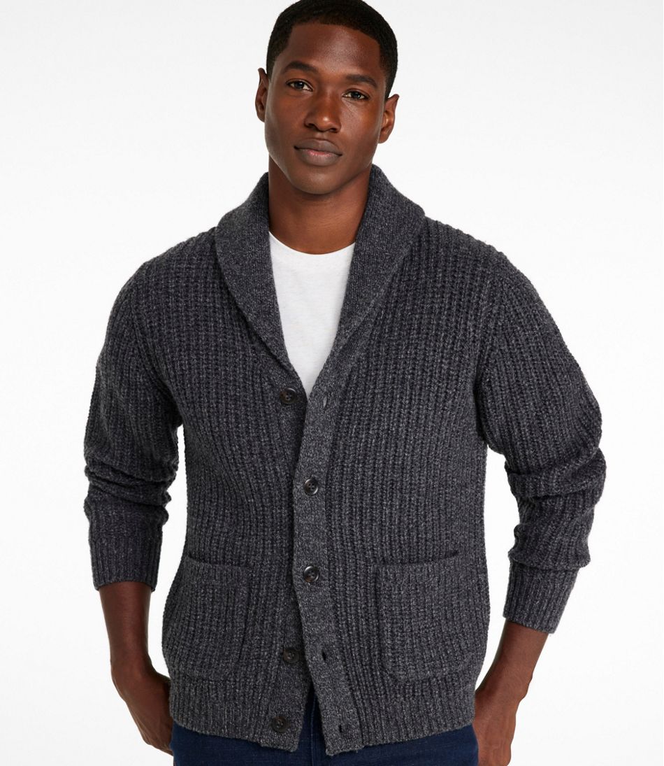 Men's L.L.Bean Classic Ragg Wool Sweater Cardigan