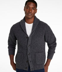 Men's L.L.Bean Classic Ragg Wool Sweater Cardigan