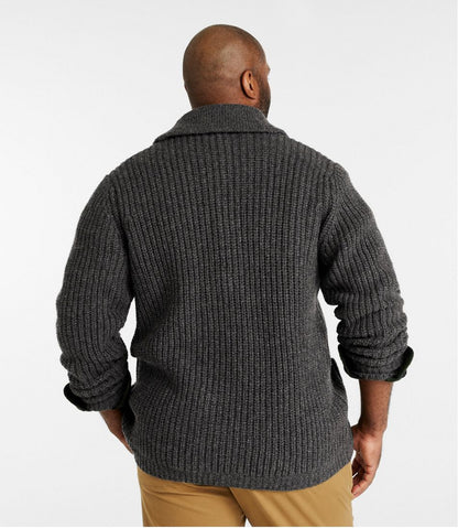 Men's L.L.Bean Classic Ragg Wool Sweater, Cardigan