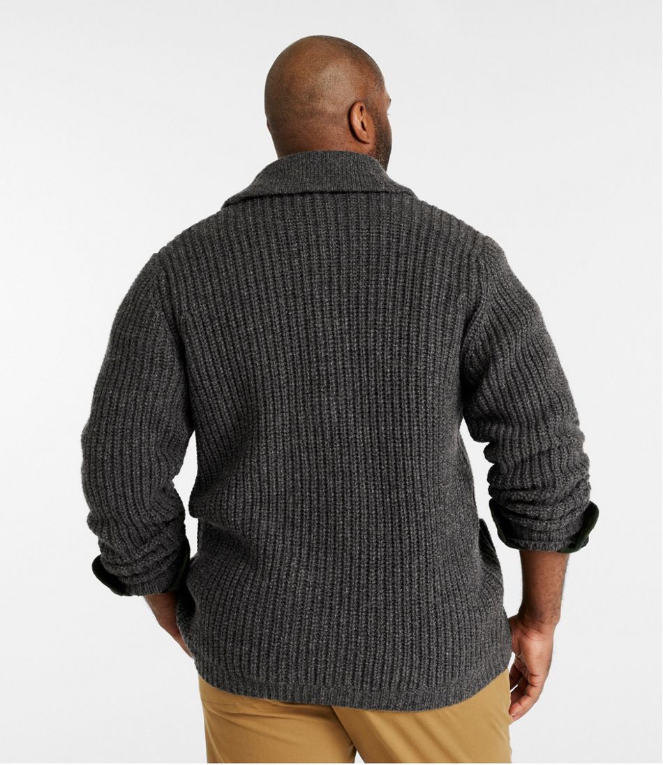 Men's L.L.Bean Classic Ragg Wool Sweater Cardigan