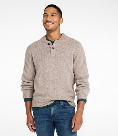 Men's L.L.Bean Classic Ragg Wool Sweater, Henley