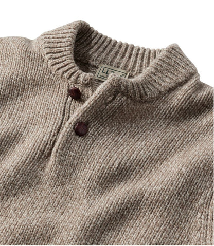 Men's L.L.Bean Classic Ragg Wool Sweater, Henley