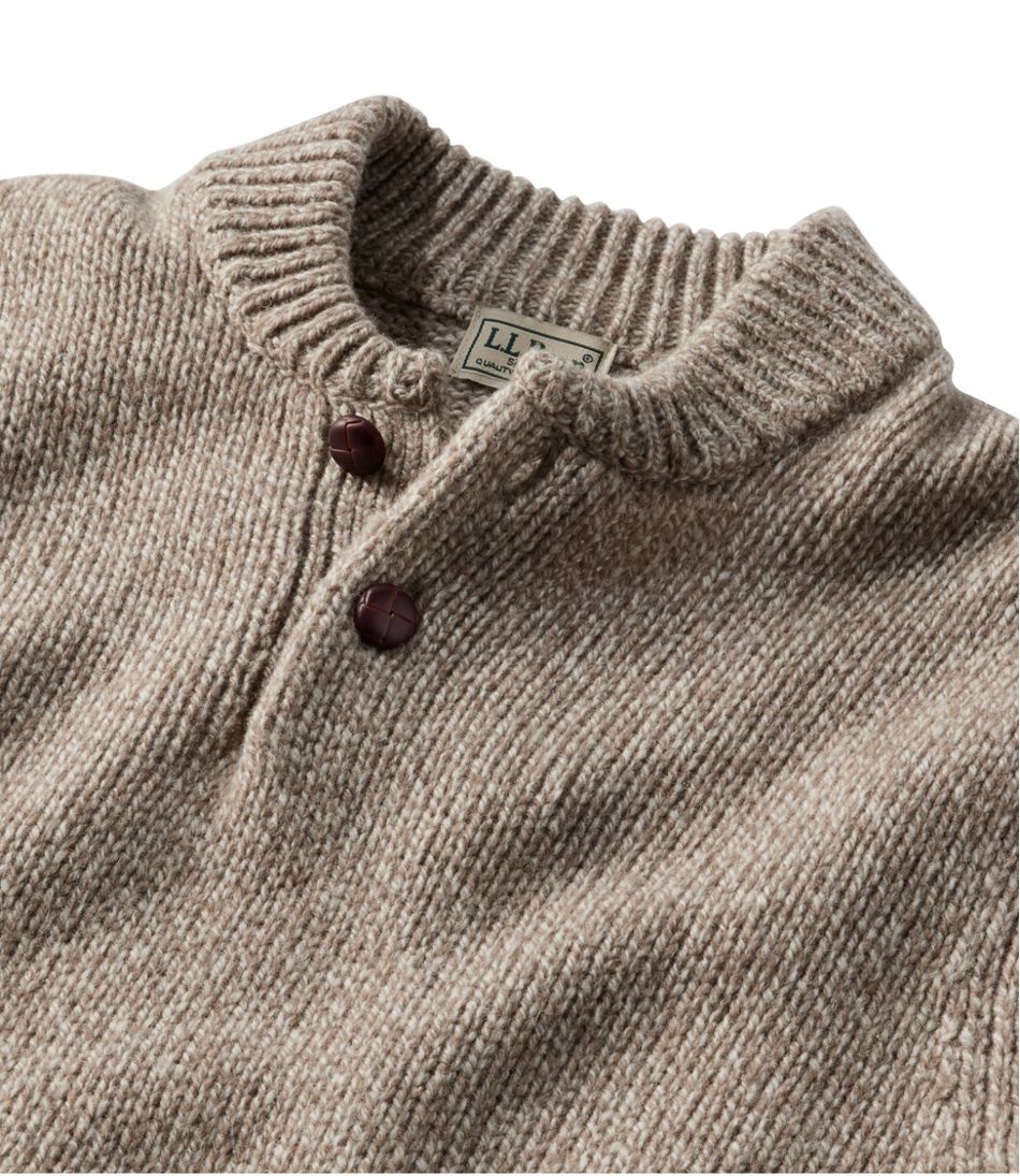 Men's L.L.Bean Classic Ragg Wool Sweater Henley
