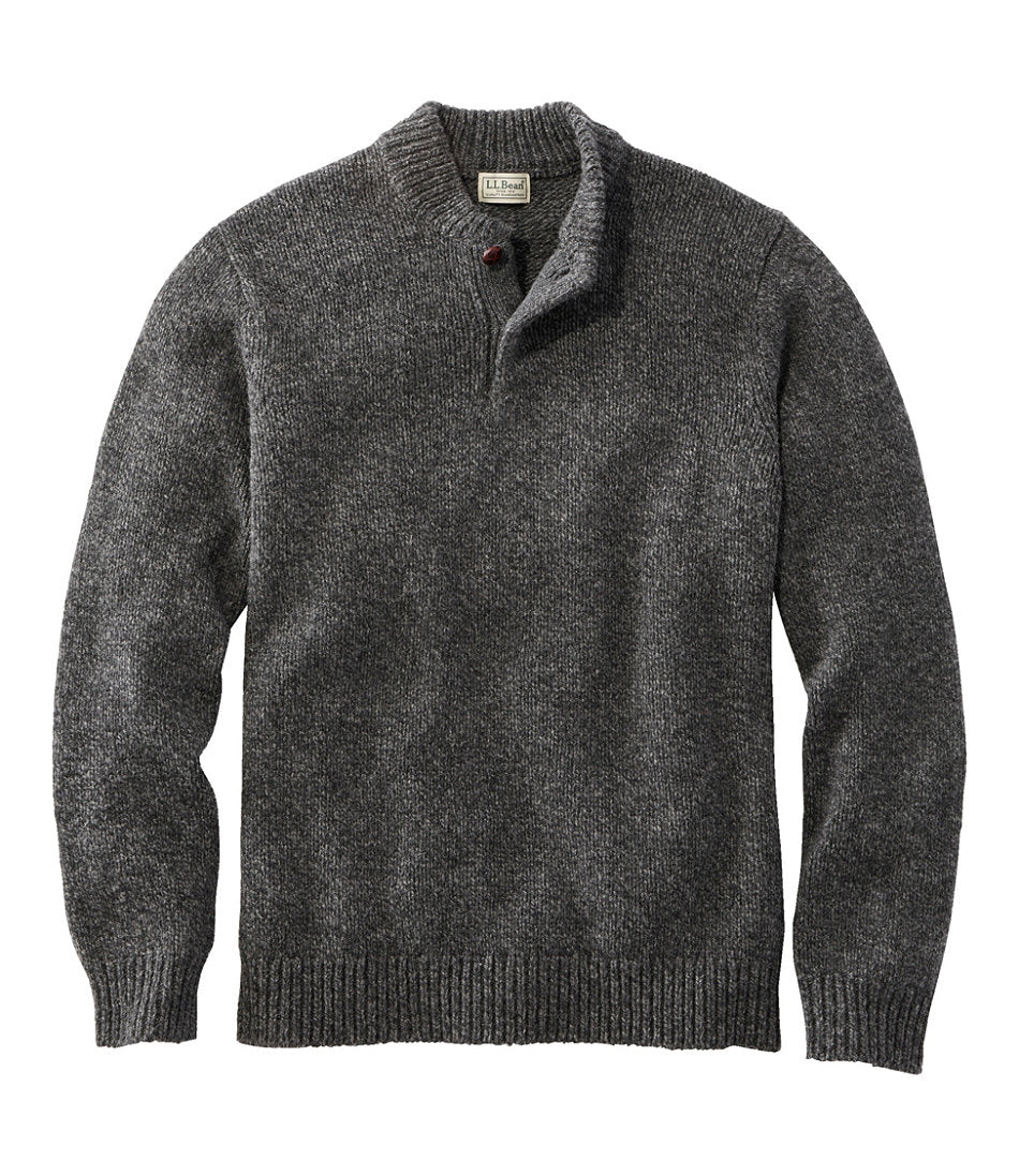 Henley Men's L.L.Bean Classic Ragg Wool Sweater