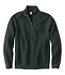 Quarter Zip Men's Organic Cotton Waffle Sweater