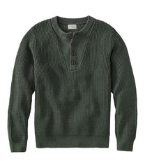 Men's L.L.Bean Organic Cotton Waffle Sweater Henley