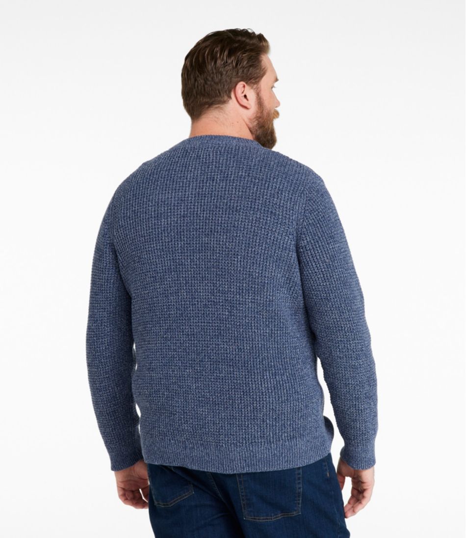 Men's L.L.Bean Organic Cotton Waffle Sweater Henley