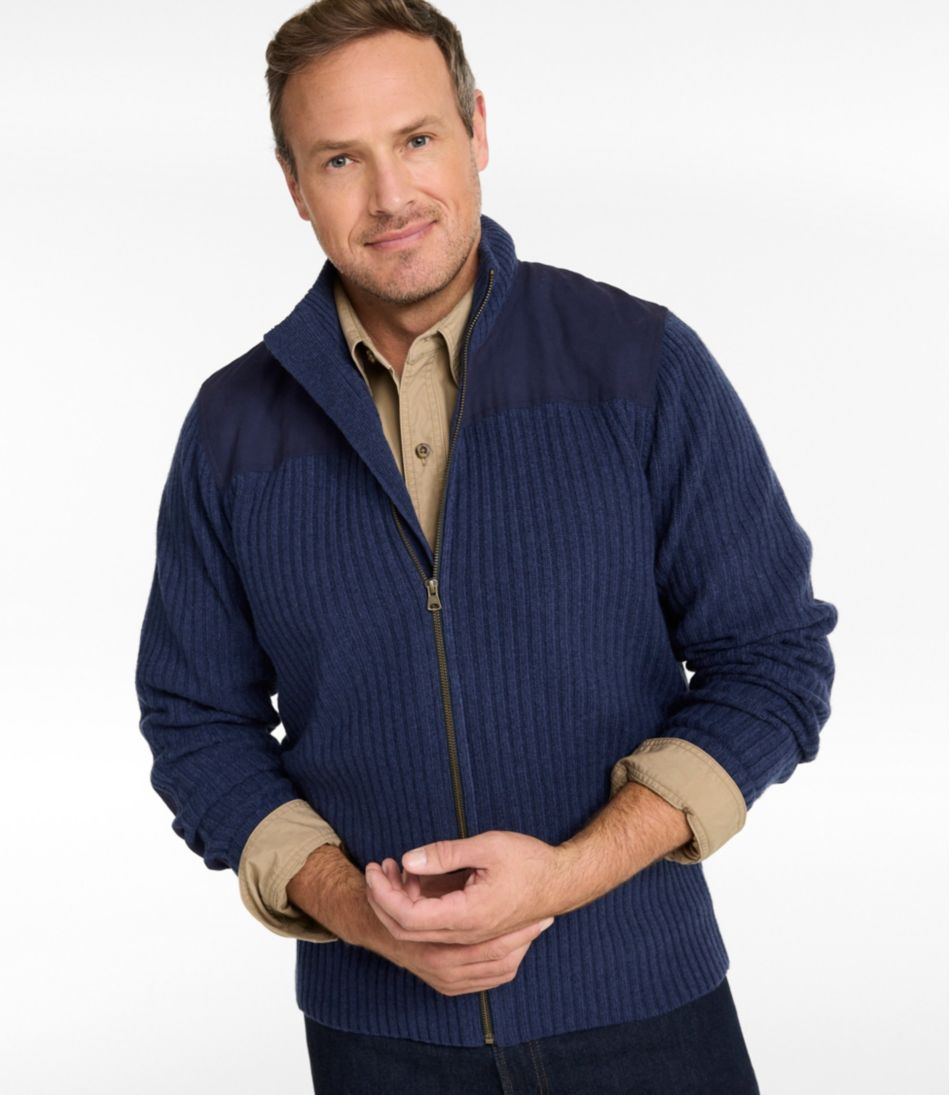 Full-Zip Men's Commando Sweater