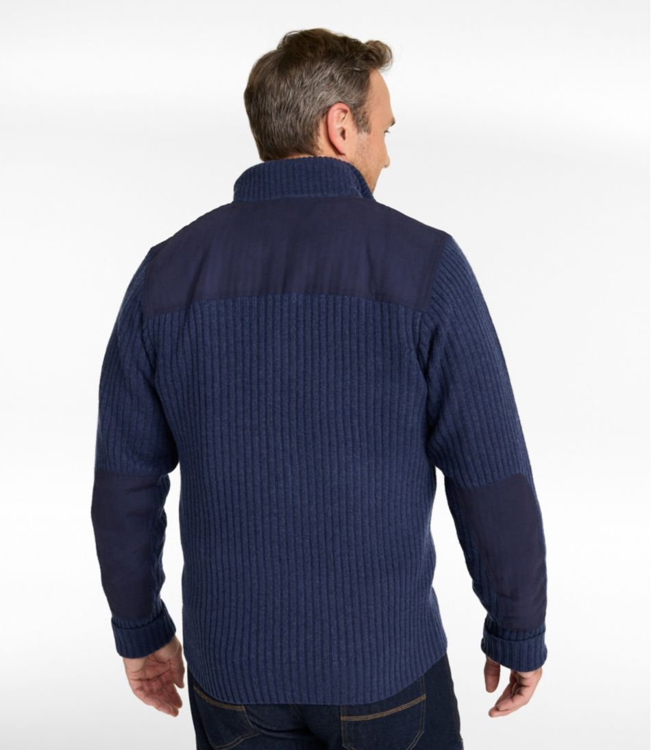 Full-Zip Men's Commando Sweater