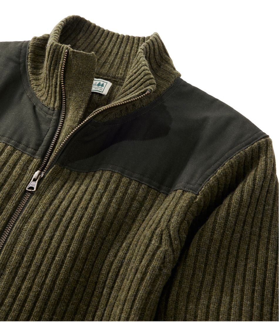 Full-Zip Men's Commando Sweater