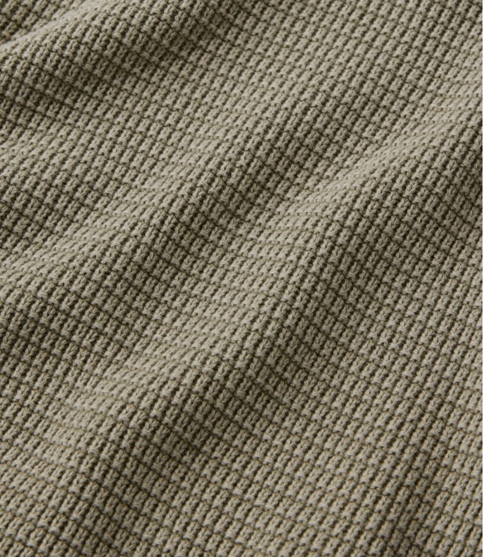 Crewneck Men's Sunwashed Textured Cotton Sweater