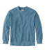 Crewneck Men's Sunwashed Textured Cotton Sweater