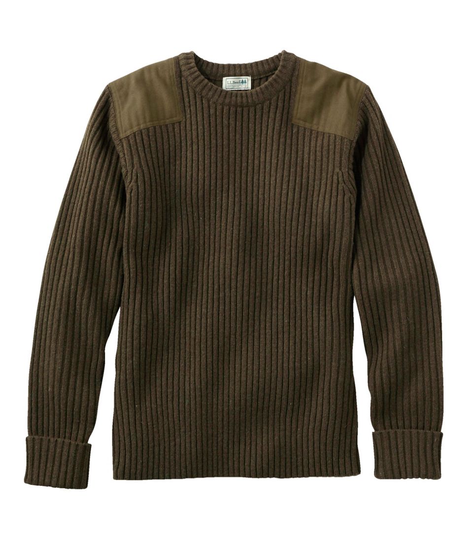 Crewneck Sweaters for Men L.L.Bean Commando Sweater