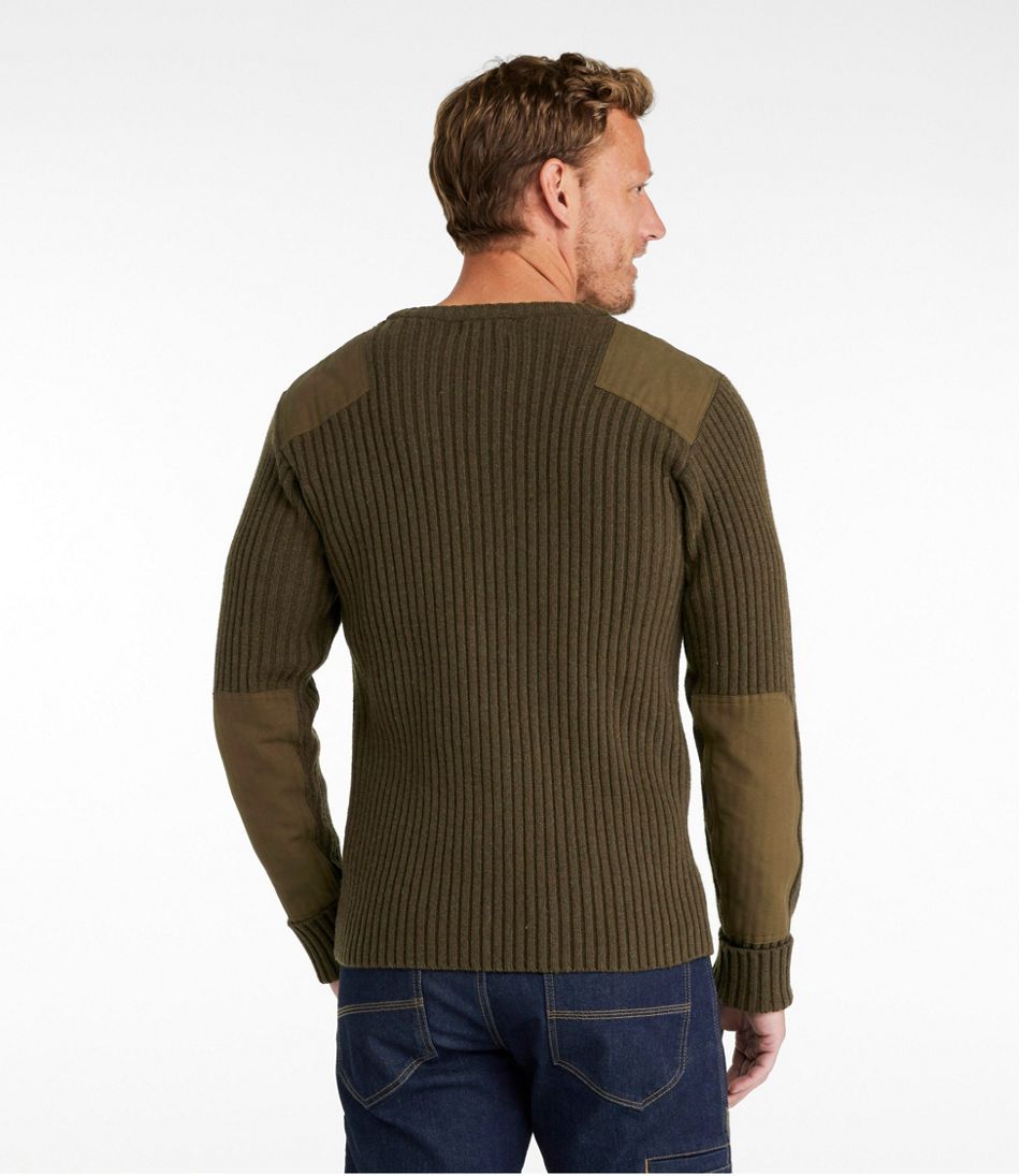 Crewneck Sweaters for Men L.L.Bean Commando Sweater