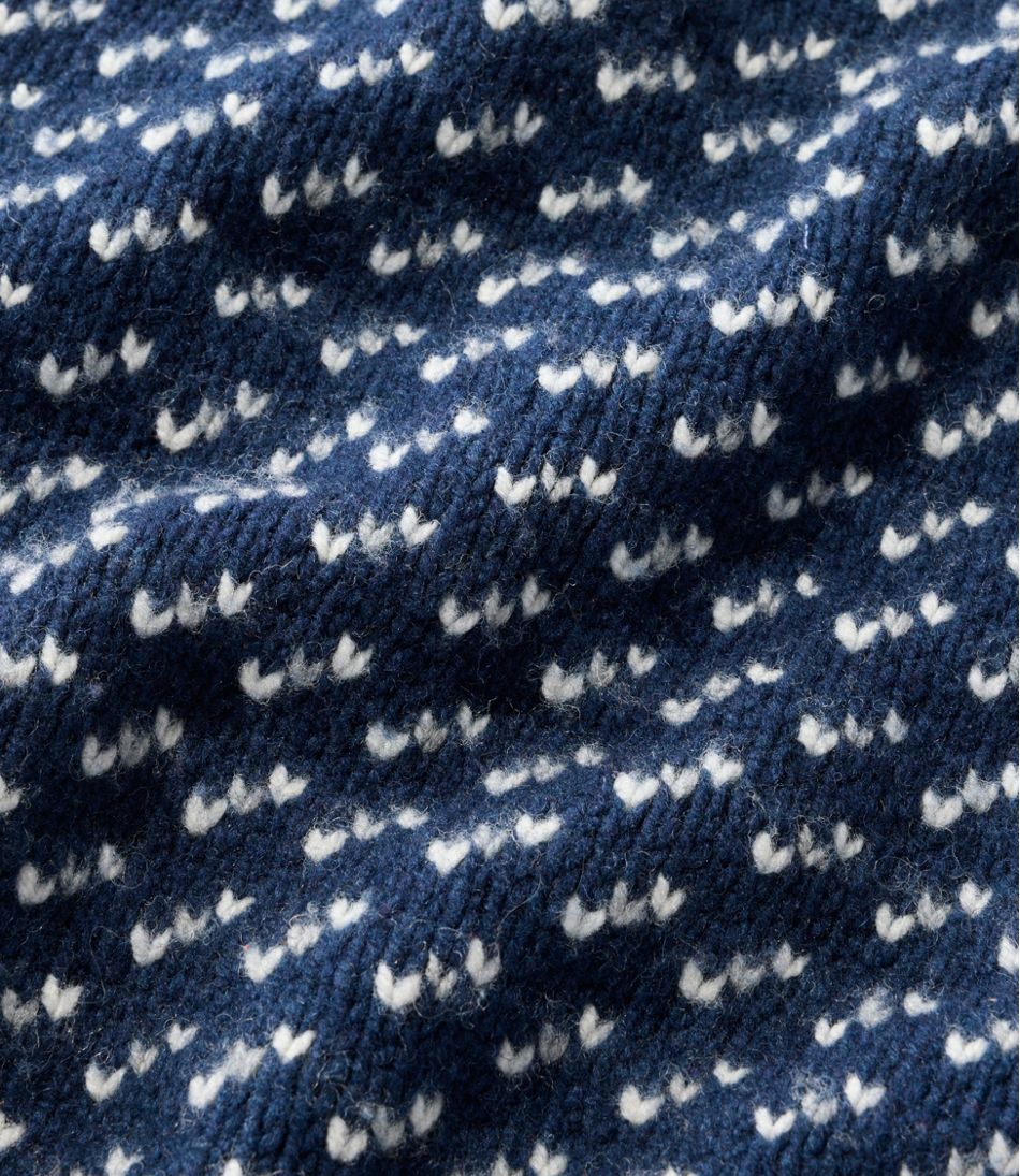 Men's Bean's Classic Ragg Wool Sweater Bird's-Eye Crewneck