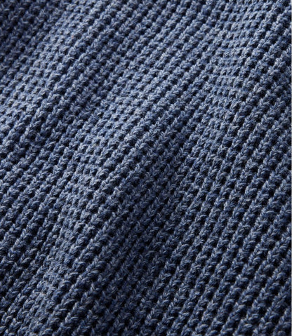 Men's L.L.Bean Organic Cotton Waffle Sweater, Rollneck Crew