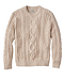 Men's Bean's Heritage Soft Cotton Fisherman Sweater Crewneck