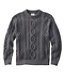 Men's Bean's Heritage Soft Cotton Fisherman Sweater Crewneck
