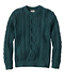 Men's Bean's Heritage Soft Cotton Fisherman Sweater Crewneck