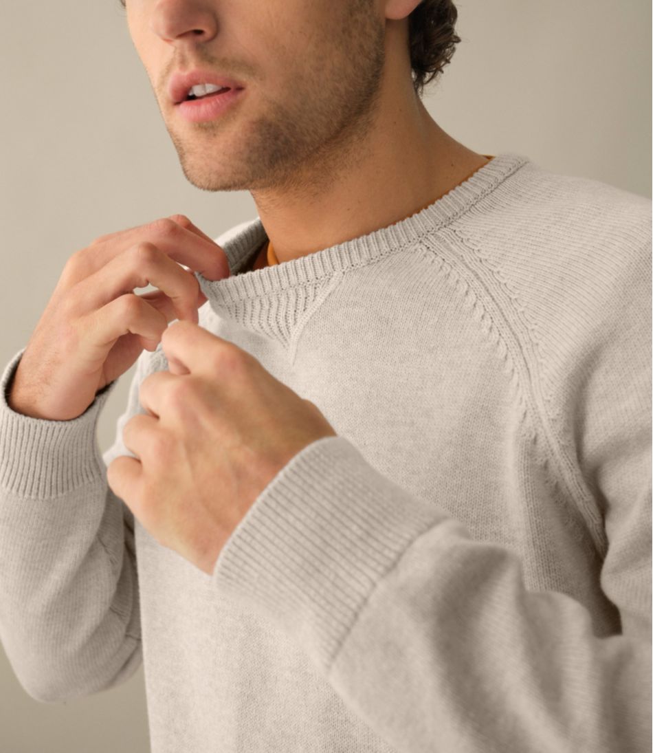 Crewneck Men's Wicked Soft Cotton/Cashmere Sweater