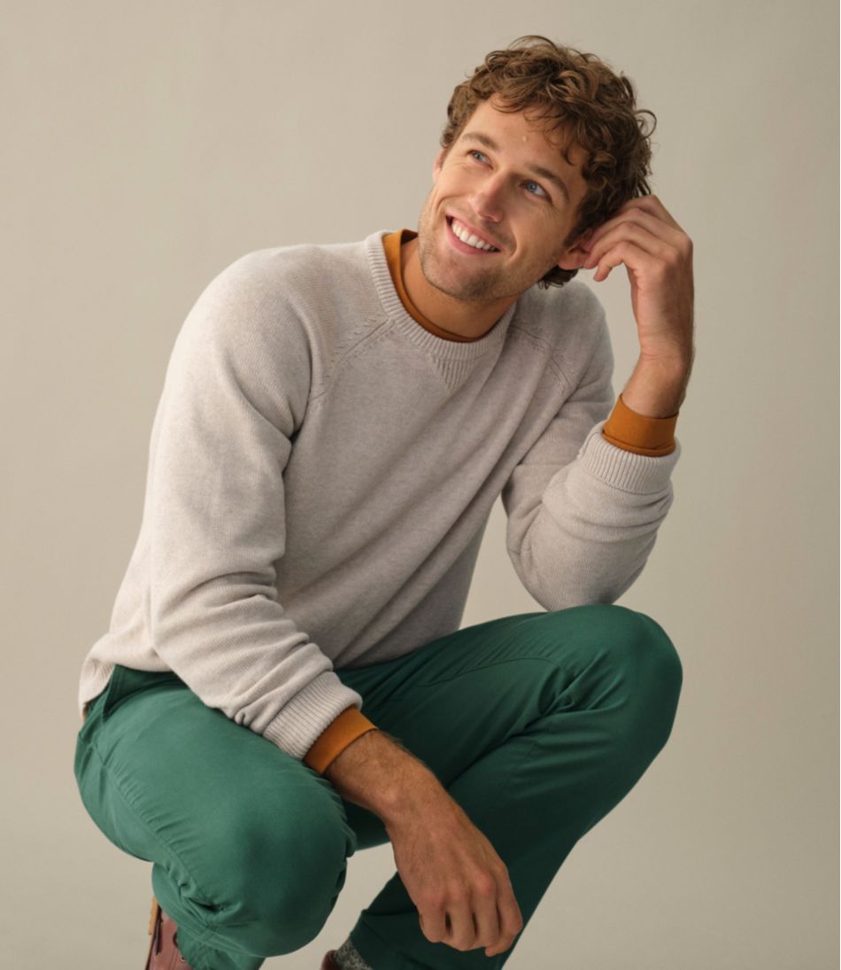 Crewneck Men's Wicked Soft Cotton/Cashmere Sweater