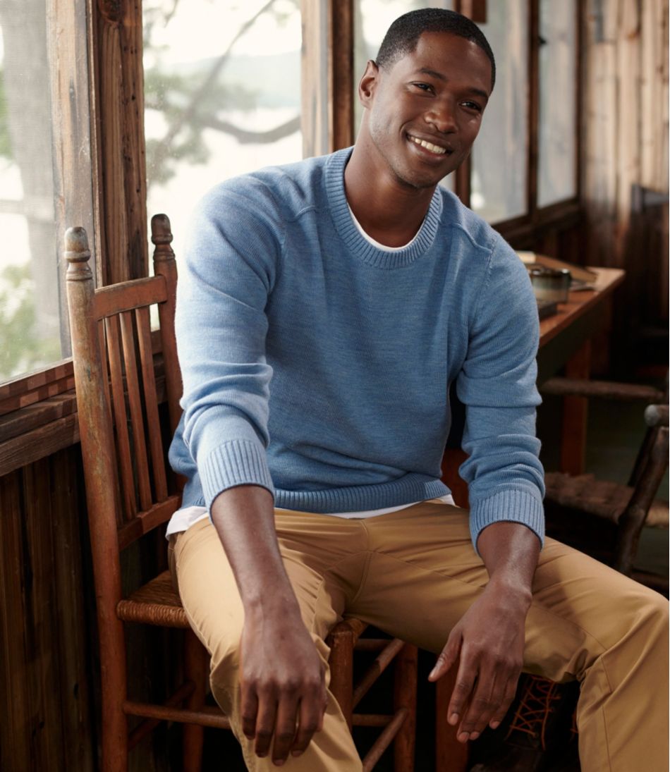 Crewneck Men's Essential Merino Sweater