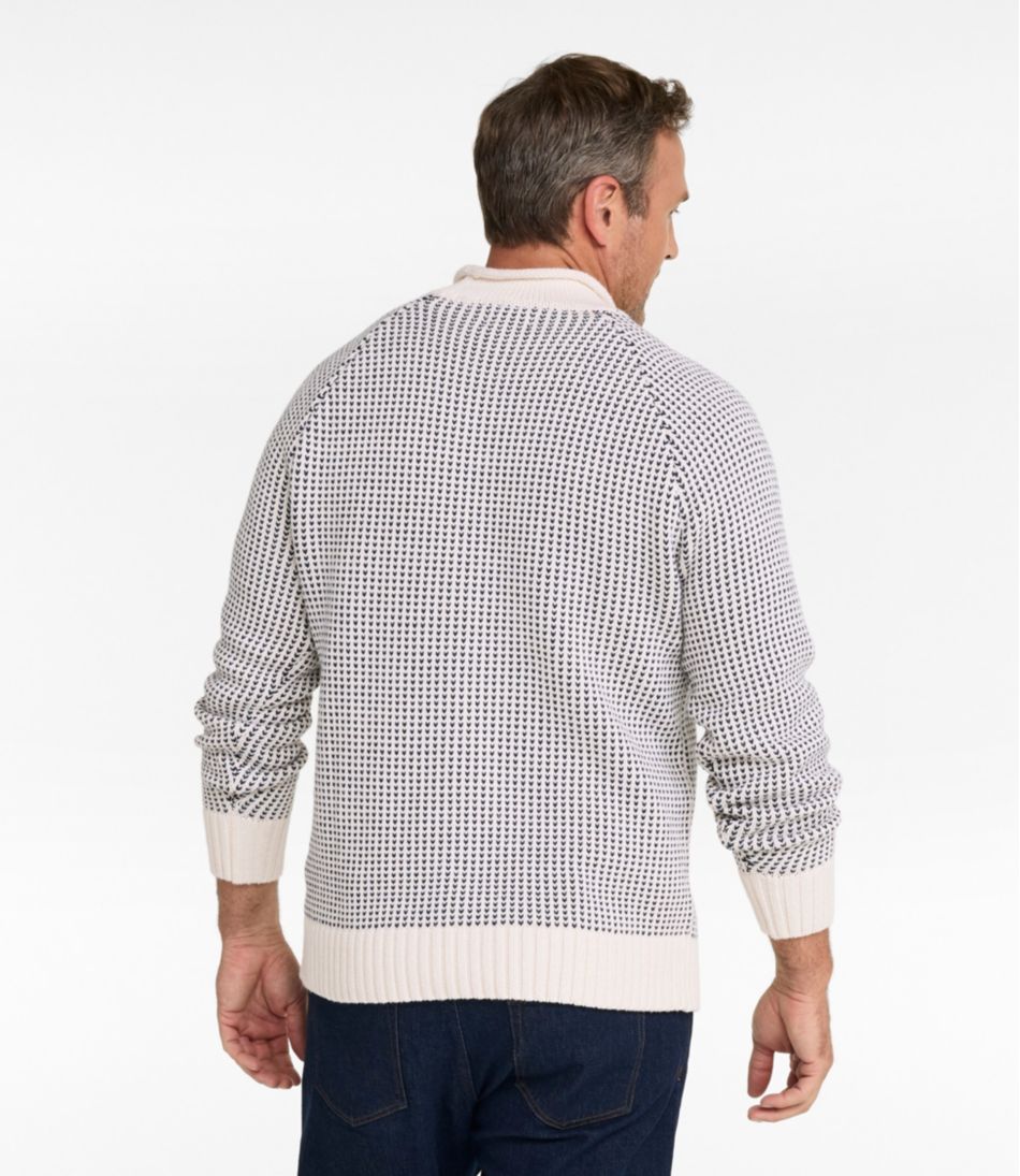 Fair Isle Men's Signature Organic Cotton Rollneck Sweater