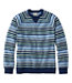 Pattern Crewneck Men's Wicked Soft Cotton/Cashmere Sweater