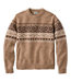 Crewneck Men's Bean's Classic Ragg Wool Sweater Fair Isle