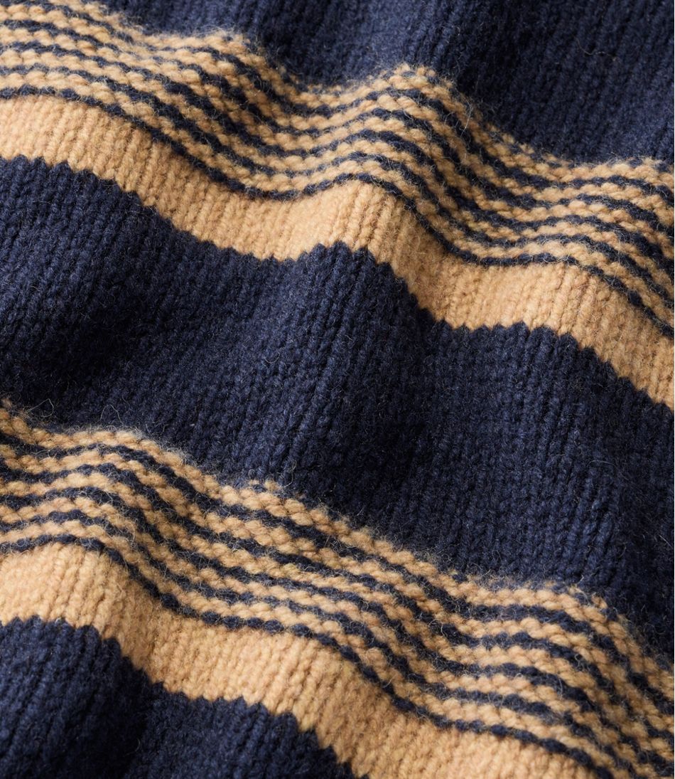 Men's Bean's Classic Ragg Wool Sweater, Crewneck, Stripe