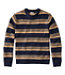 Crewneck Stripe Men's Bean's Classic Ragg Wool Sweater