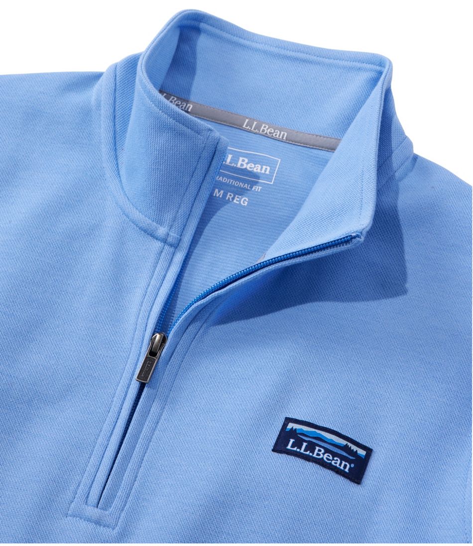 Men's Comfort Stretch Performance® Piqué Quarter-Zip Pullover