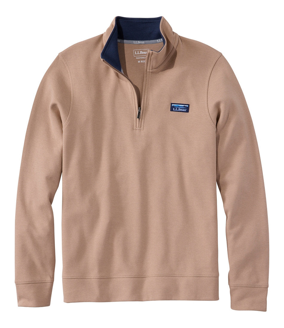 Quarter-Zip Pullover Men's Comfort Stretch Performance® Piqué