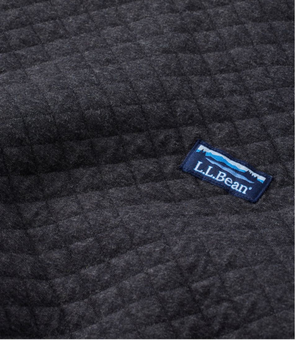 Mockneck Men's Quilted Sweatshirt