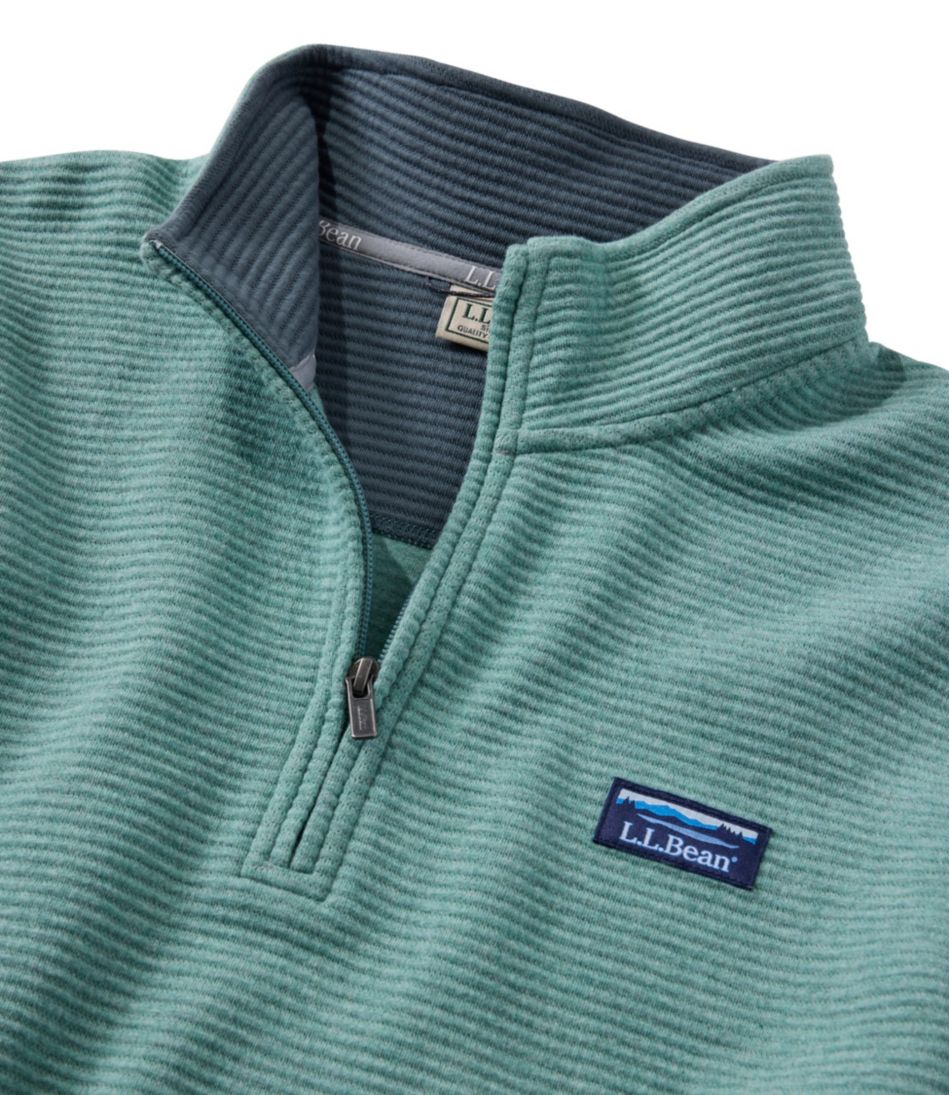 Men's Lakewashed Double-Knit Quarter-Zip Pullover
