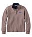 Men's Lakewashed Double-Knit Quarter-Zip Pullover