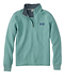 Men's Lakewashed Double-Knit Quarter-Zip Pullover