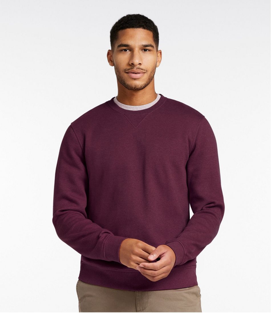 Crewneck Men's All Seasons Textured Sweats