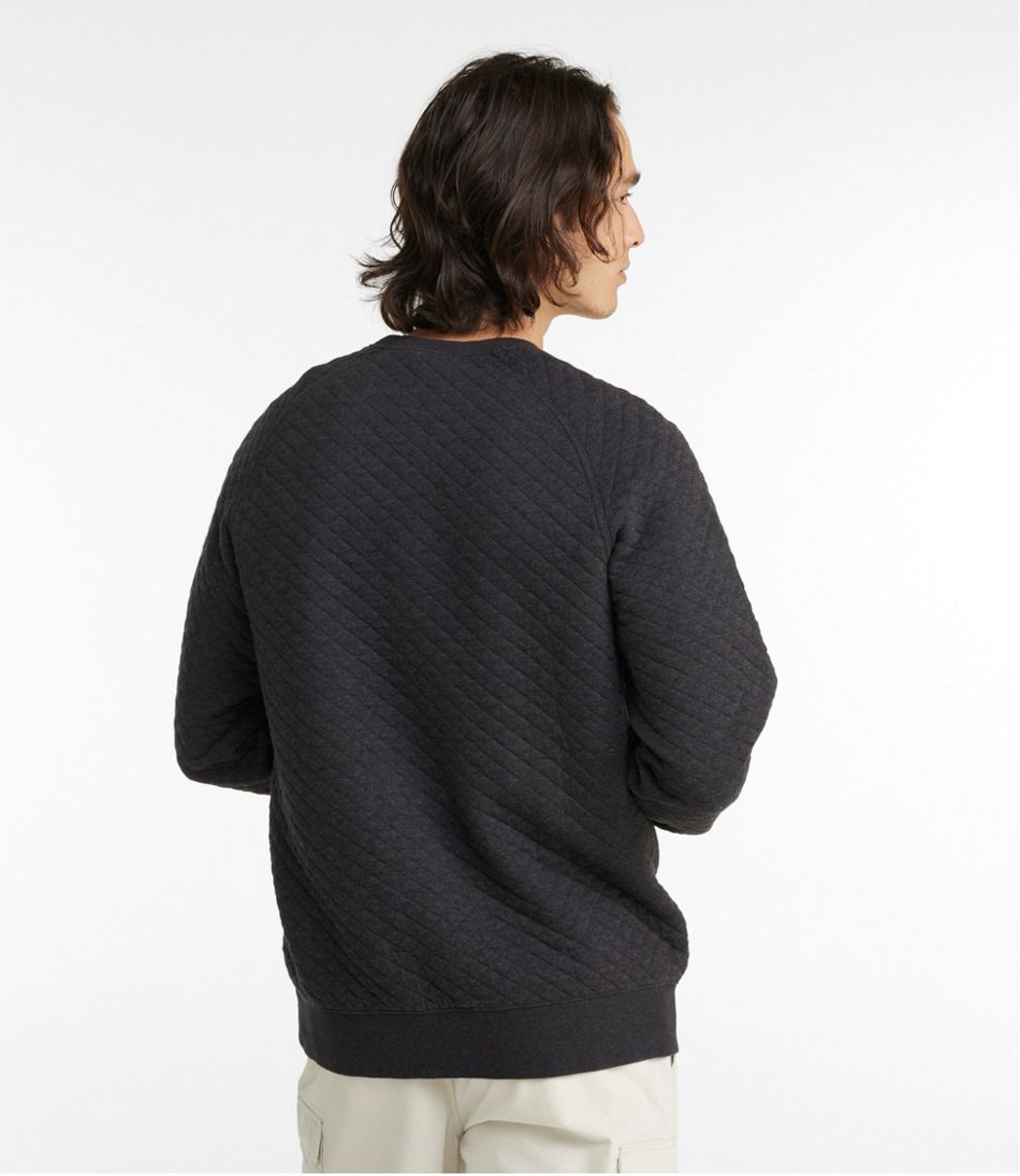 Crewneck Men's Quilted Sweatshirt
