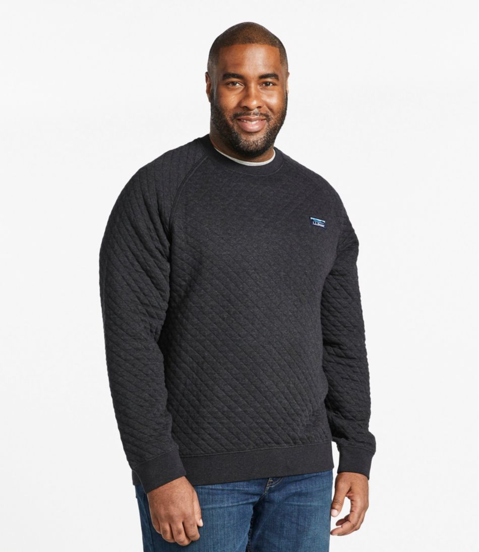 Crewneck Men's Quilted Sweatshirt
