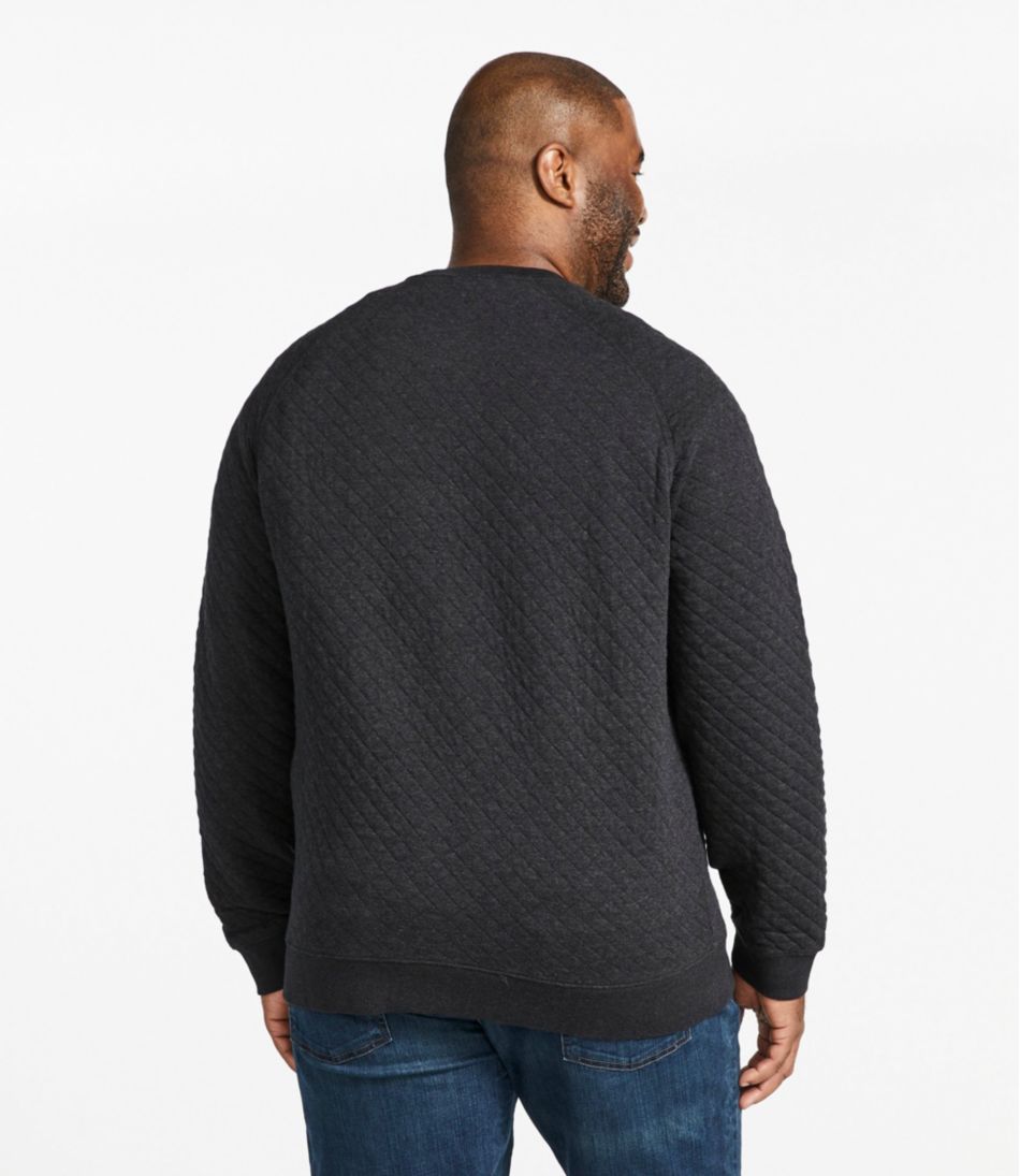 Crewneck Men's Quilted Sweatshirt