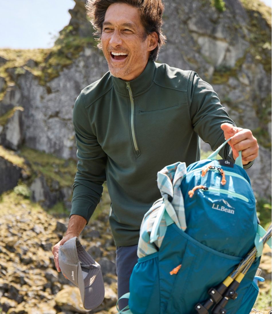 Men's VentureStretch Ottoman-Rib Pullover Quarter-Zip