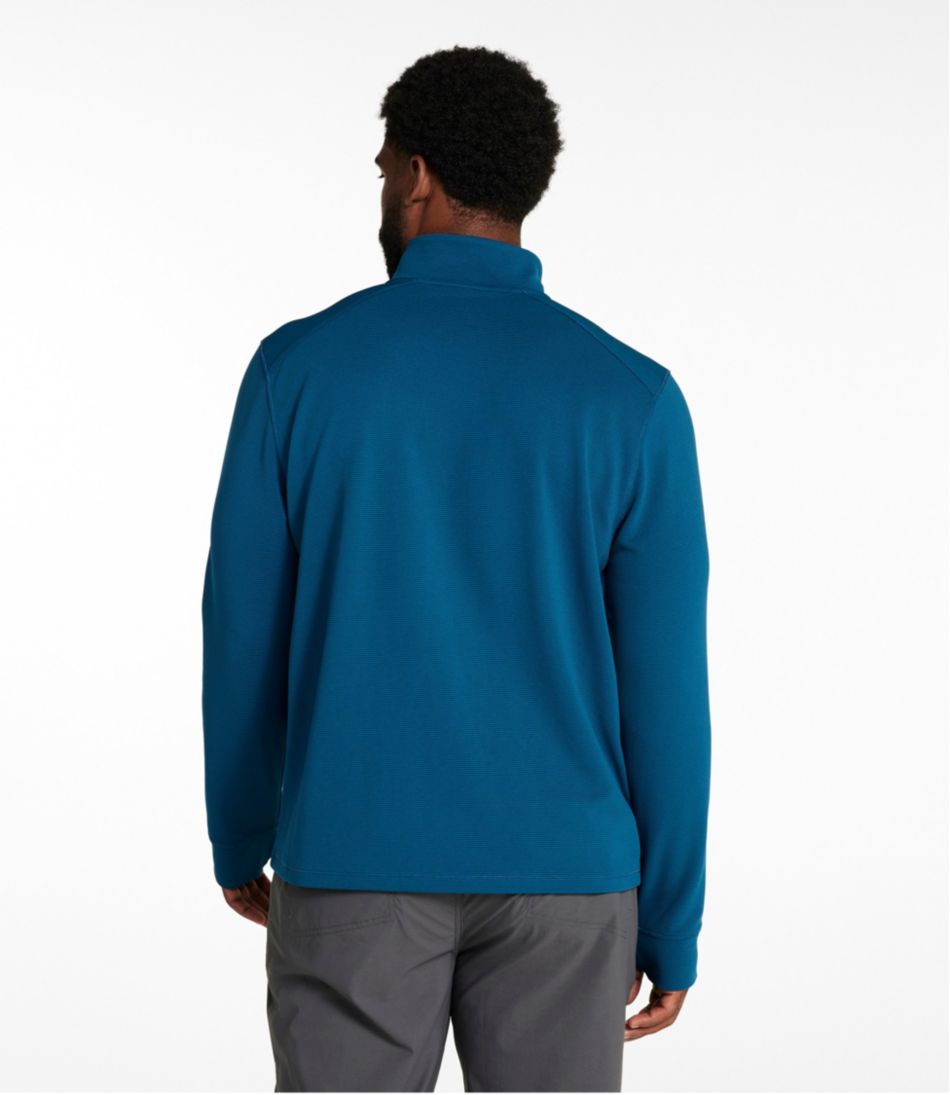 Men's VentureStretch Ottoman-Rib Pullover Quarter-Zip