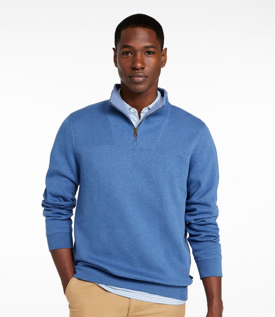 Men's All Seasons Textured Sweats Quarter-Zip